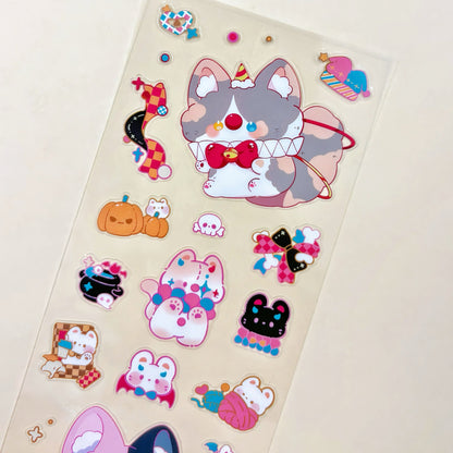 Woolen Circus Vinyl Sticker Sheet