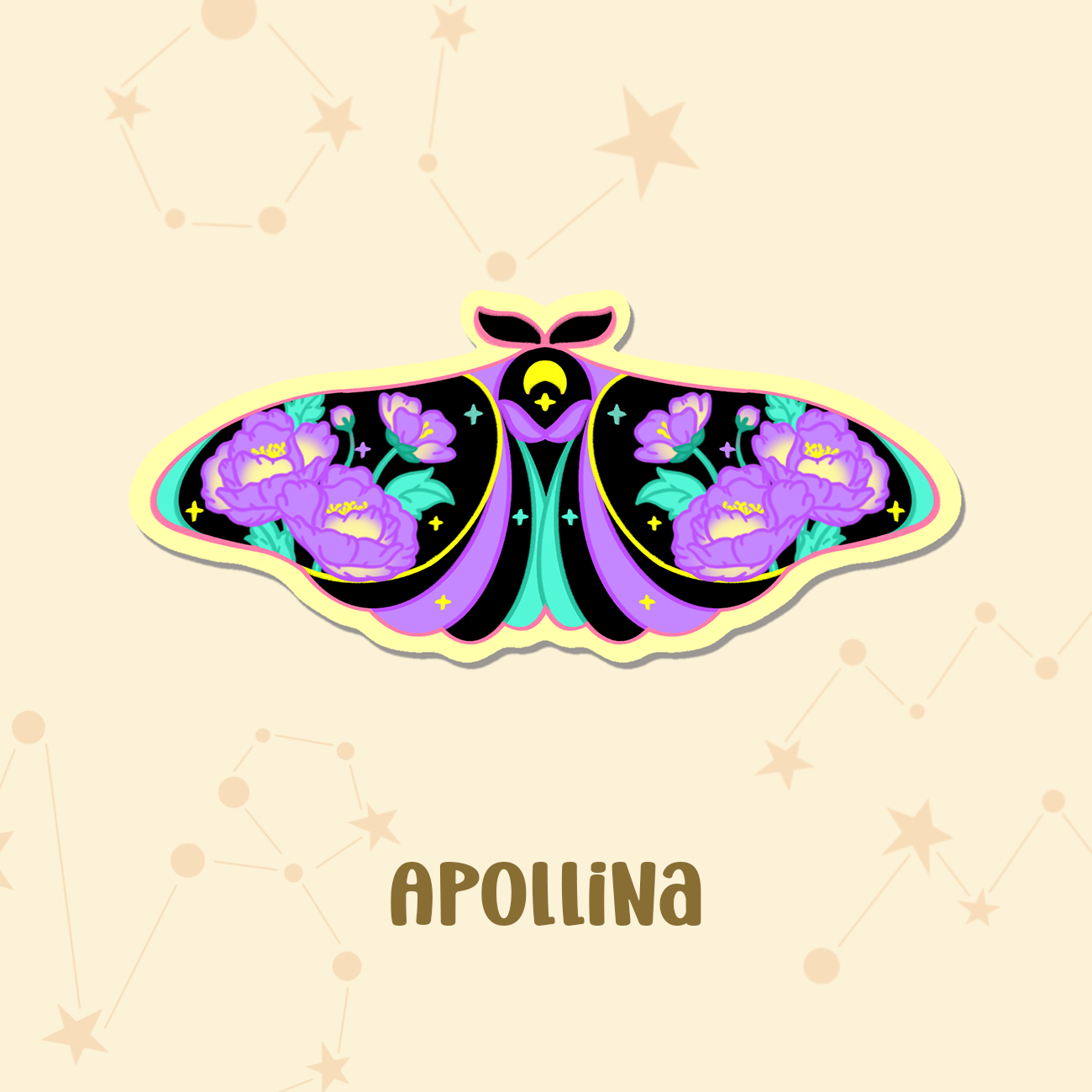 [Pre-order] Moth & Butterfly Vinyl Sticker