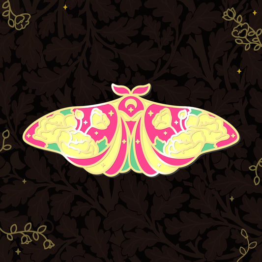 [Pre-order] Apollina Neon Moth Enamel Pin