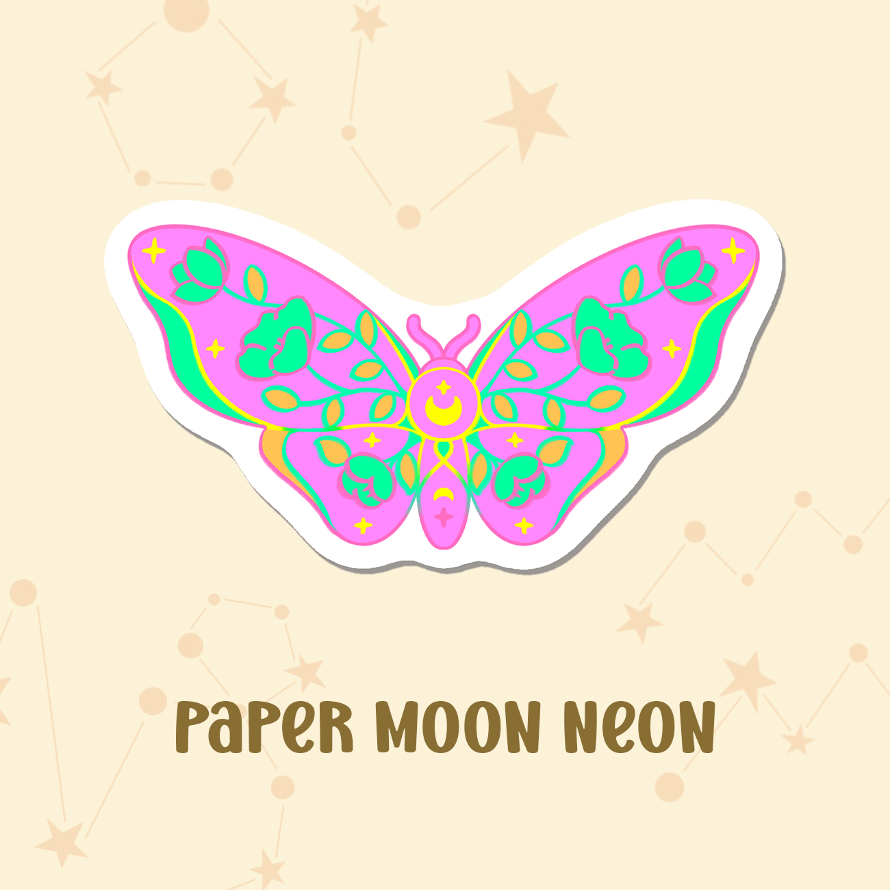 [Pre-order] Moth & Butterfly Vinyl Sticker