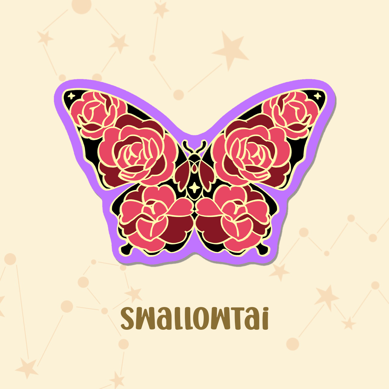 [Pre-order] Moth & Butterfly Vinyl Sticker
