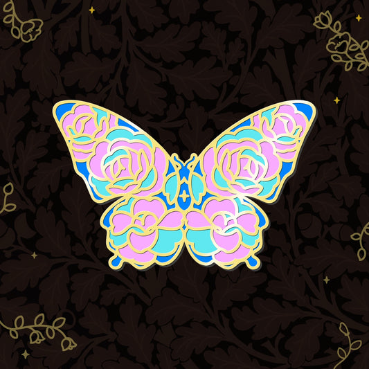 [Pre-order] Swallowtai Neon Butterfly Enamel Pin
