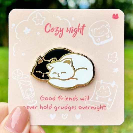 Cozy Night Hard Enamel Pin