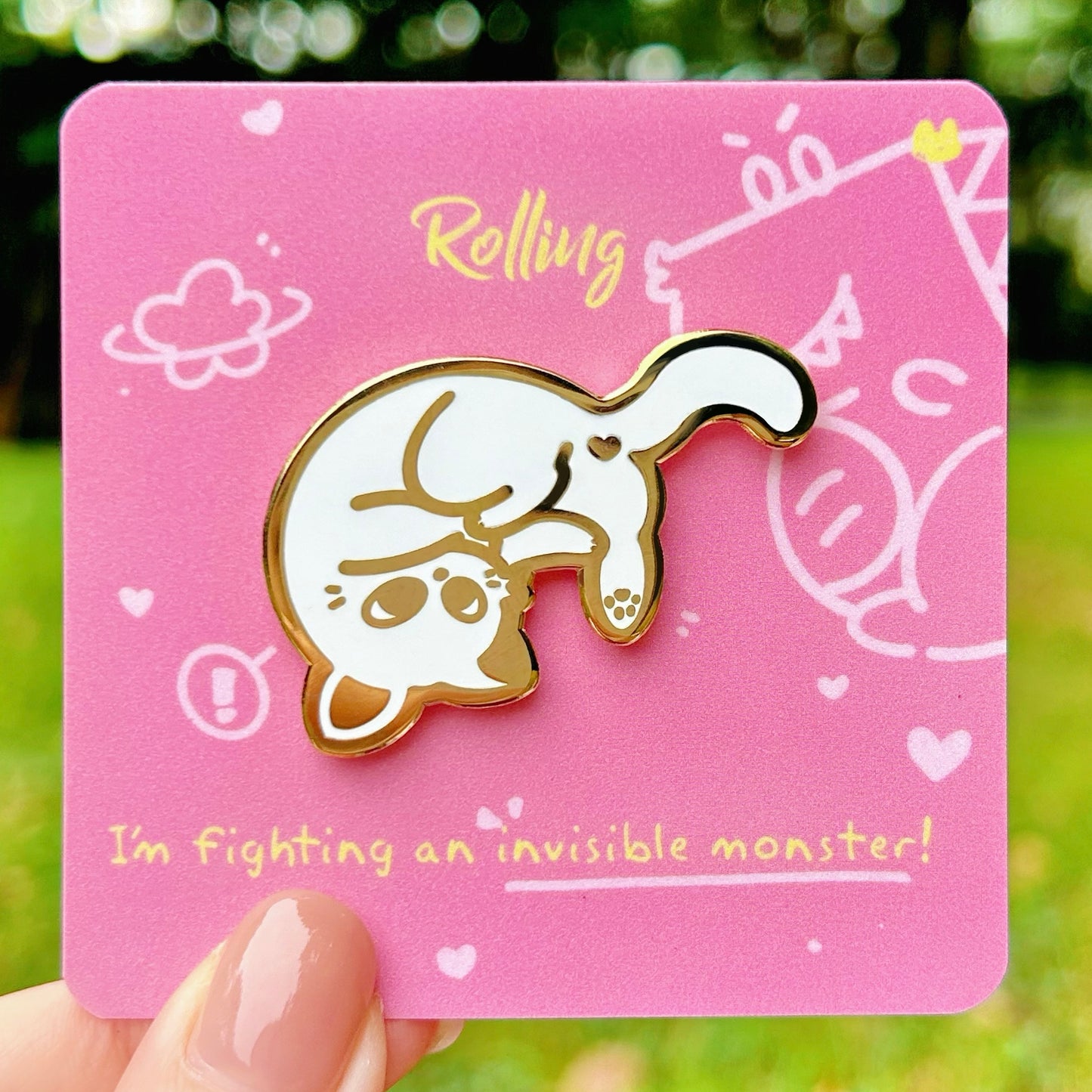 Rolling Hard Enamel Pin