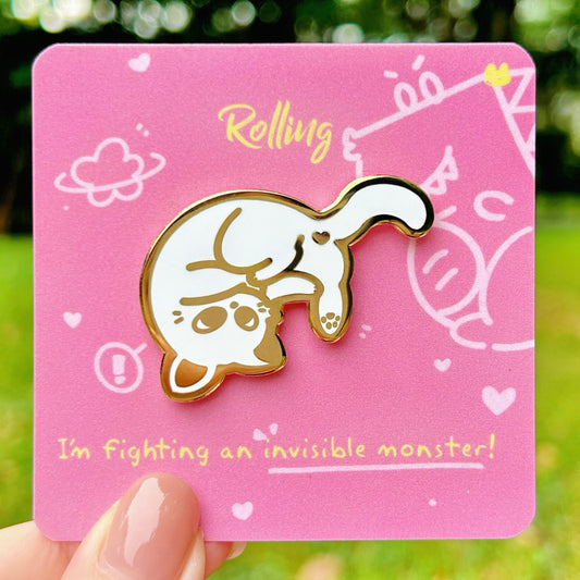 Rolling Hard Enamel Pin