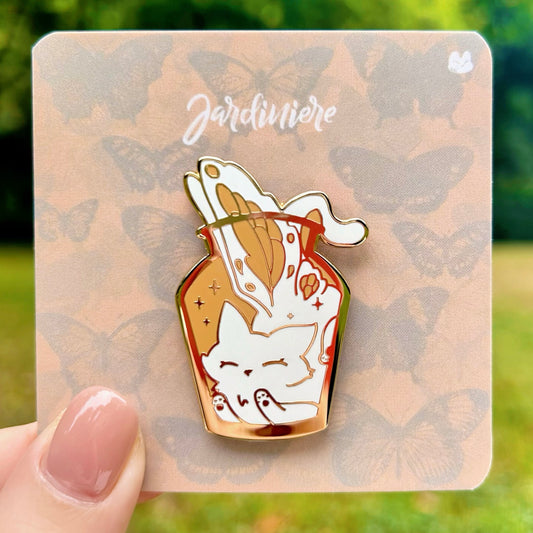 Jardiniere White.ver Hard Enamel Pin