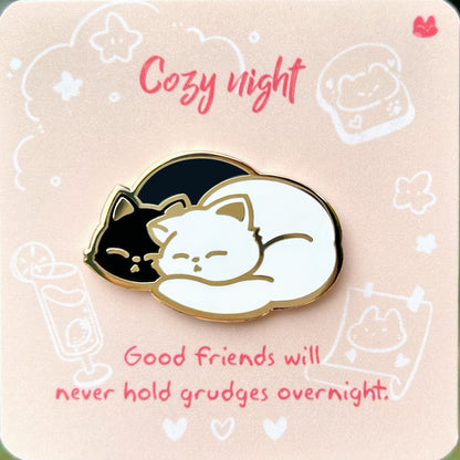 Cozy Night Hard Enamel Pin