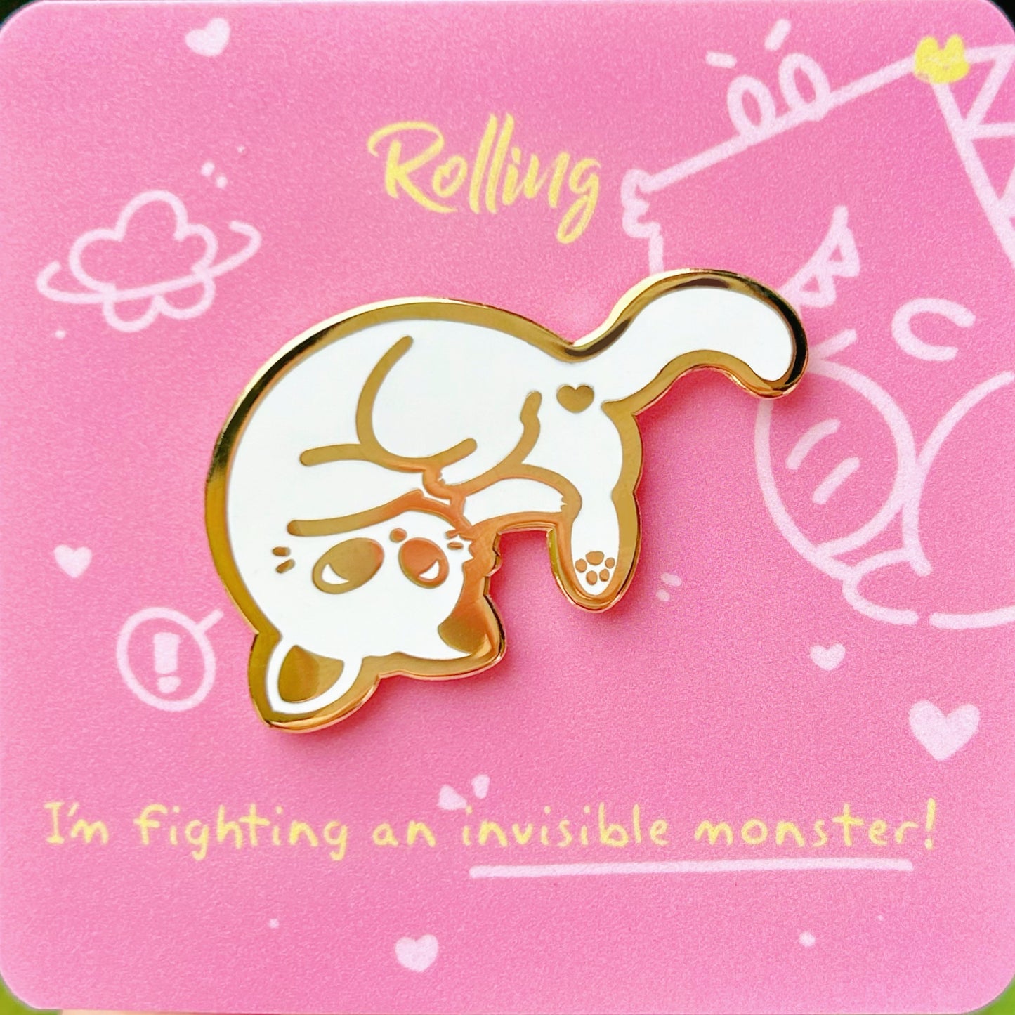 Rolling Hard Enamel Pin