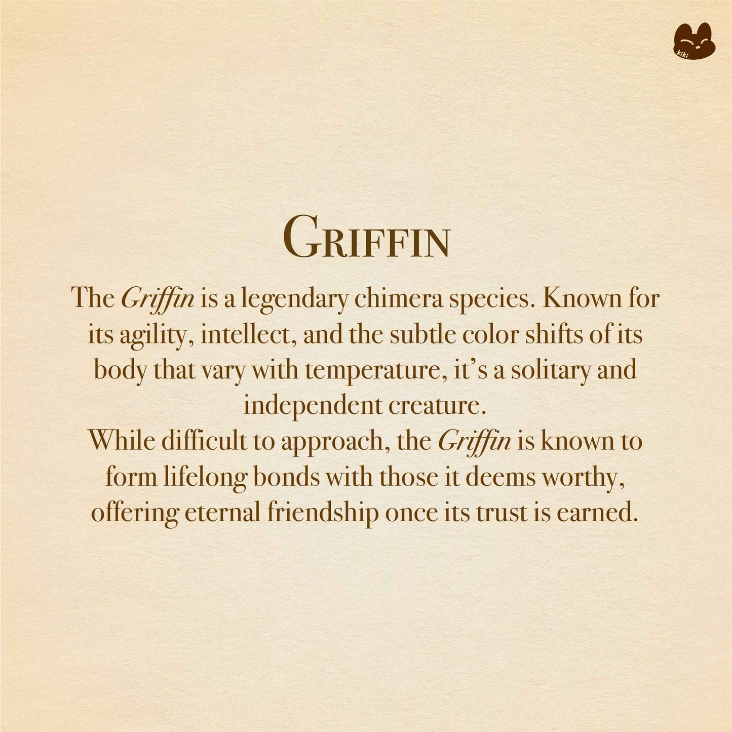 Griffin Cat Hard Enamel Pin