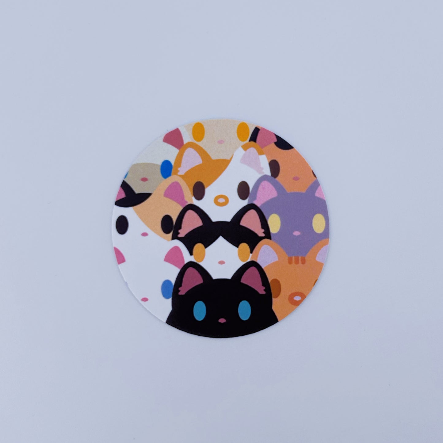 Kitty Mountain Vinyl Sticker