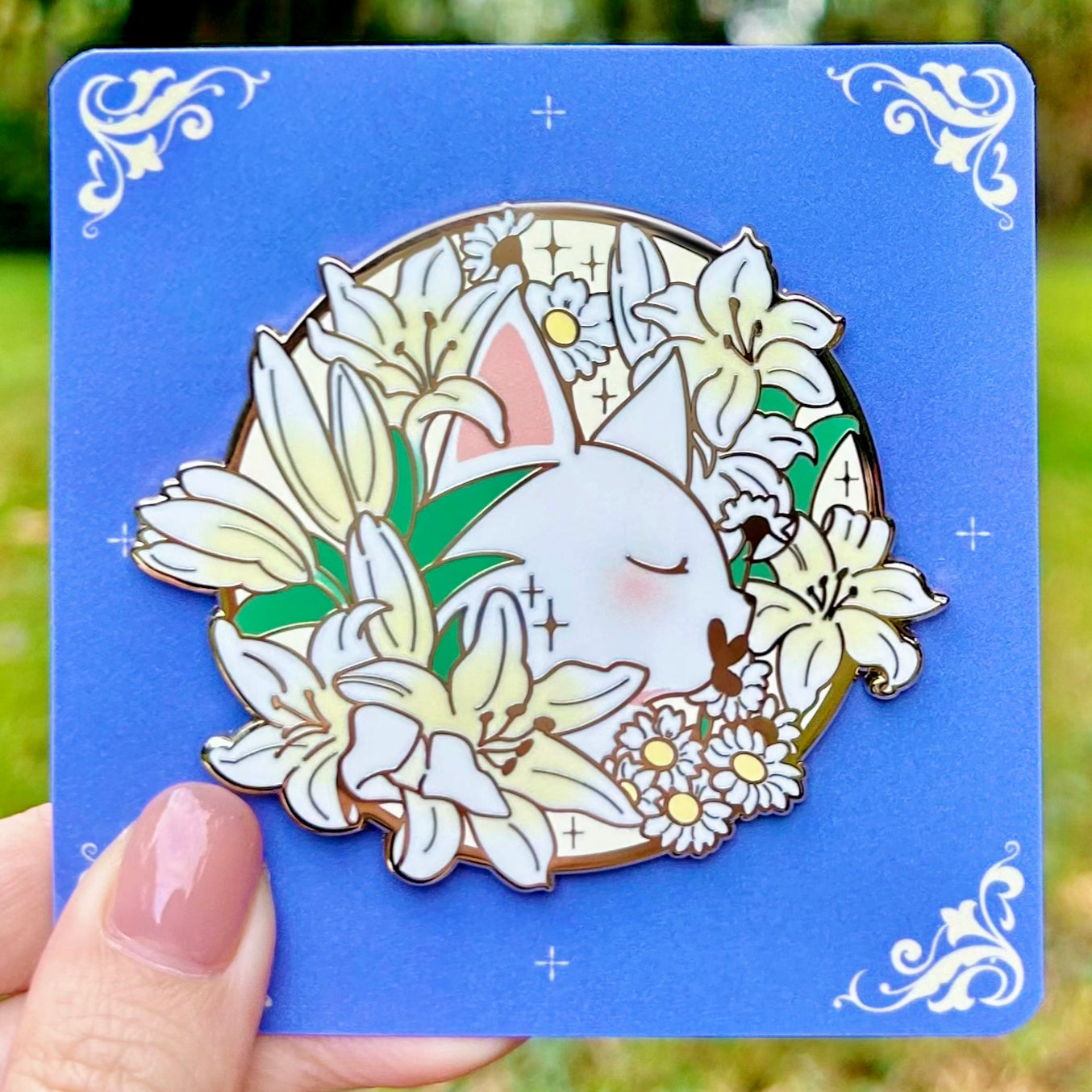 Lily Hard Enamel Pin